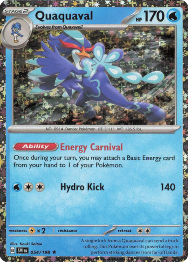 Quaquaval (054/198) (Sparkle Holo) [Miscellaneous Cards] | Clutch Gaming
