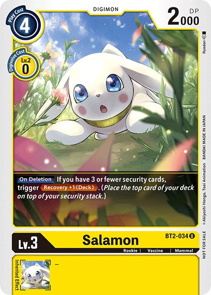 Salamon [BT2-034] (Official Tournament Pack Vol.3) [Release Special Booster Promos] | Clutch Gaming