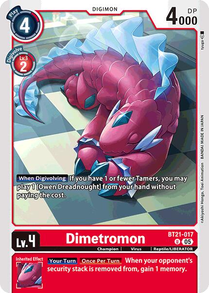 Dimetromon [BT21-017] [World Convergence] | Clutch Gaming