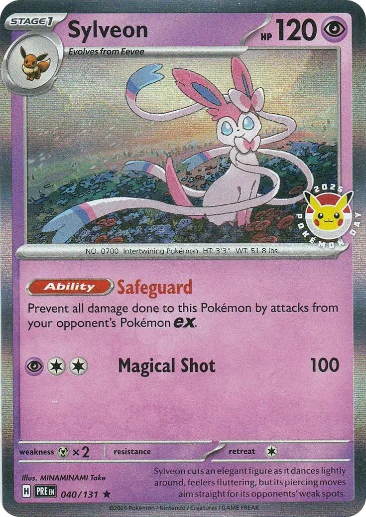 Sylveon (040/131) (Pokemon Day) [Scarlet & Violet: Prismatic Evolutions] | Clutch Gaming