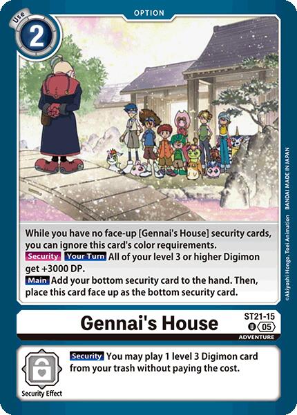 Gennai's House [ST21-15] [Starter Deck: Hero of Hope] | Clutch Gaming