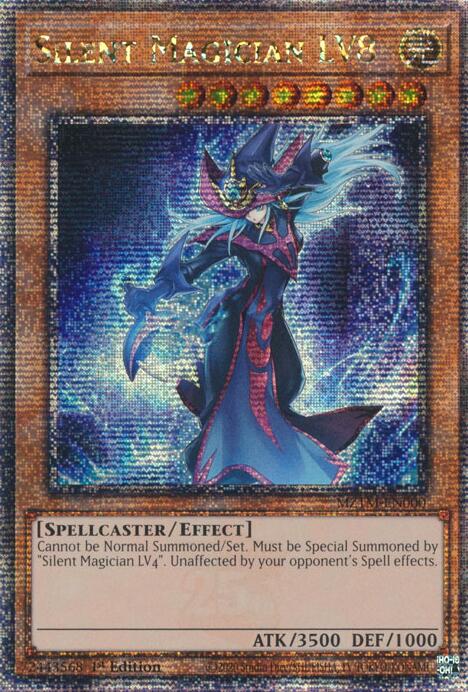 Silent Magician LV8 [MZTM-EN000] Quarter Century Secret Rare | Clutch Gaming