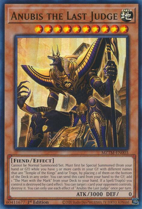 Anubis the Last Judge [MZTM-EN003] Ultra Rare | Clutch Gaming