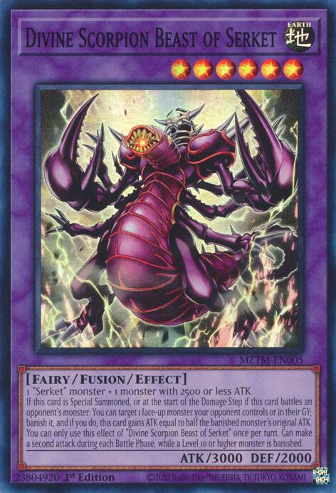Divine Scorpion Beast of Serket [MZTM-EN005] Super Rare | Clutch Gaming