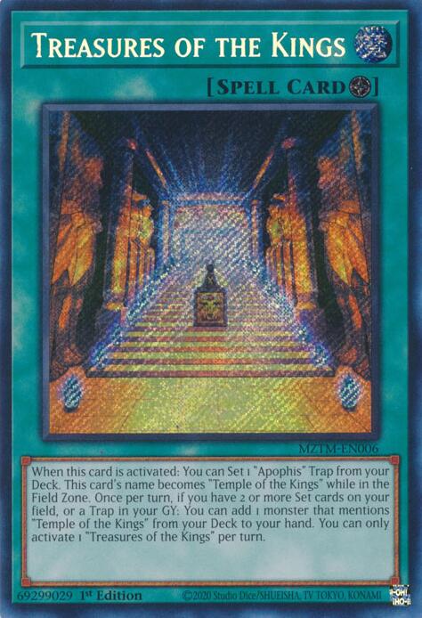Treasures of the Kings [MZTM-EN006] Secret Rare | Clutch Gaming