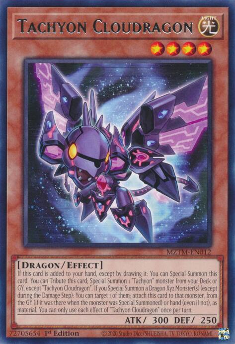 Tachyon Cloudragon [MZTM-EN012] Rare | Clutch Gaming