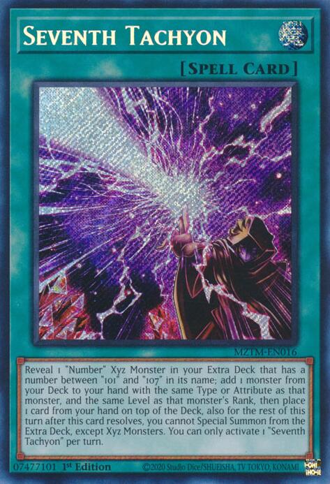 Seventh Tachyon [MZTM-EN016] Secret Rare | Clutch Gaming