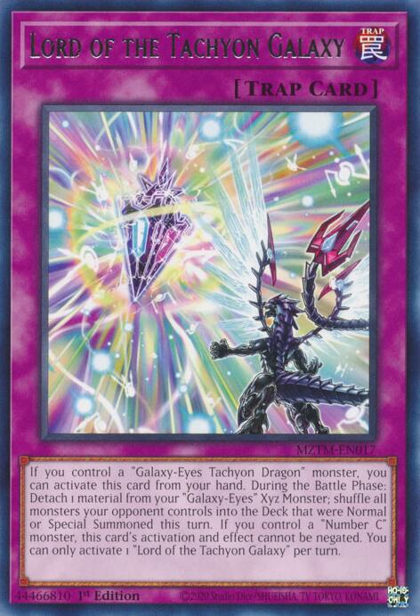 Lord of the Tachyon Galaxy [MZTM-EN017] Rare | Clutch Gaming