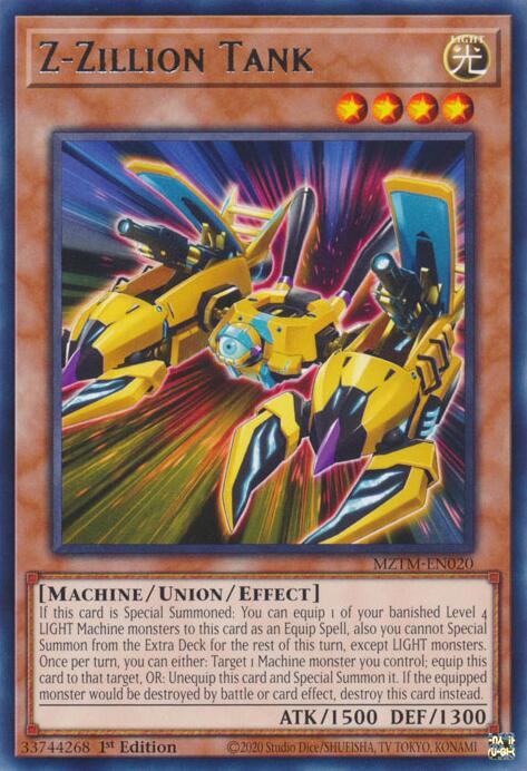Z-Zillion Tank [MZTM-EN020] Rare | Clutch Gaming