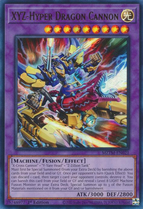XYZ-Hyper Dragon Cannon [MZTM-EN021] Ultra Rare | Clutch Gaming