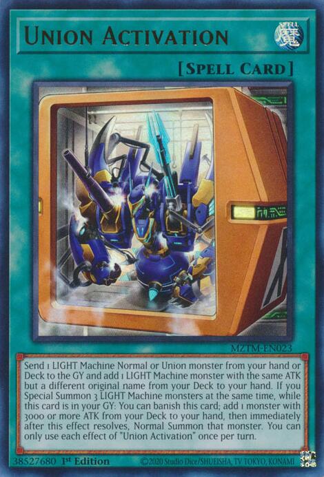 Union Activation [MZTM-EN023] Ultra Rare | Clutch Gaming