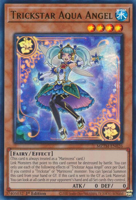 Trickstar Aqua Angel [MZTM-EN026] Ultra Rare | Clutch Gaming