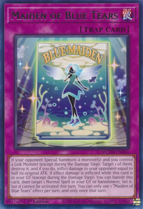 Maiden of Blue Tears [MZTM-EN031] Rare | Clutch Gaming