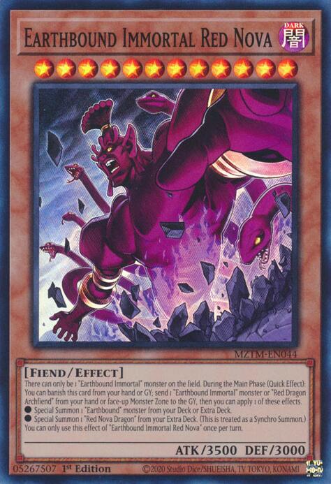 Earthbound Immortal Red Nova [MZTM-EN044] Super Rare | Clutch Gaming