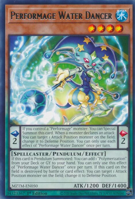 Performage Water Dancer [MZTM-EN050] Rare | Clutch Gaming