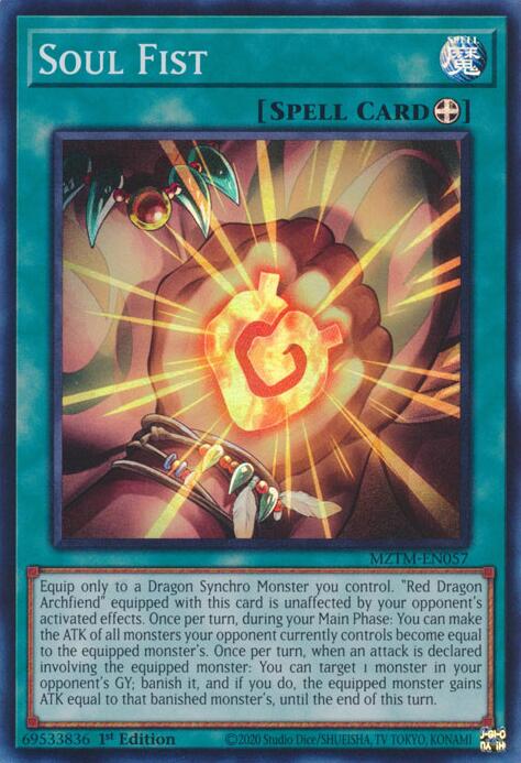 Soul Fist [MZTM-EN057] Super Rare | Clutch Gaming