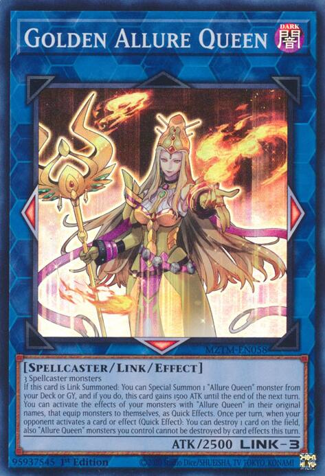 Golden Allure Queen [MZTM-EN058] Super Rare | Clutch Gaming