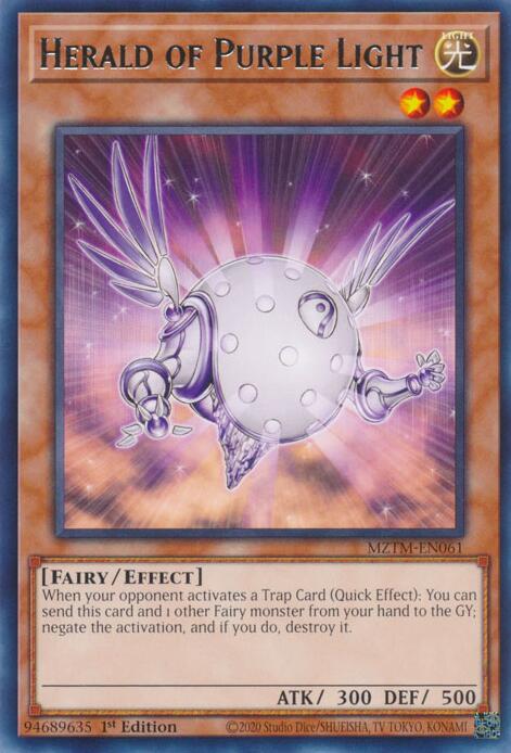 Herald of Purple Light [MZTM-EN061] Rare | Clutch Gaming