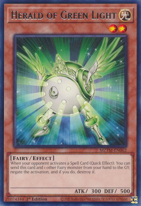 Herald of Green Light [MZTM-EN062] Rare | Clutch Gaming
