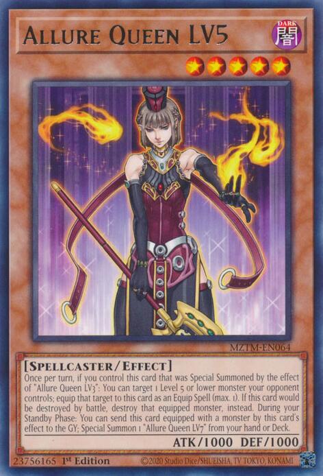 Allure Queen LV5 [MZTM-EN064] Rare | Clutch Gaming