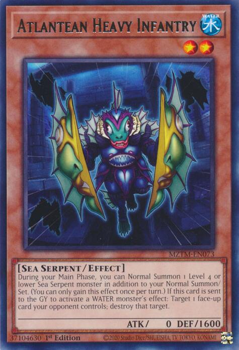 Atlantean Heavy Infantry [MZTM-EN073] Rare | Clutch Gaming