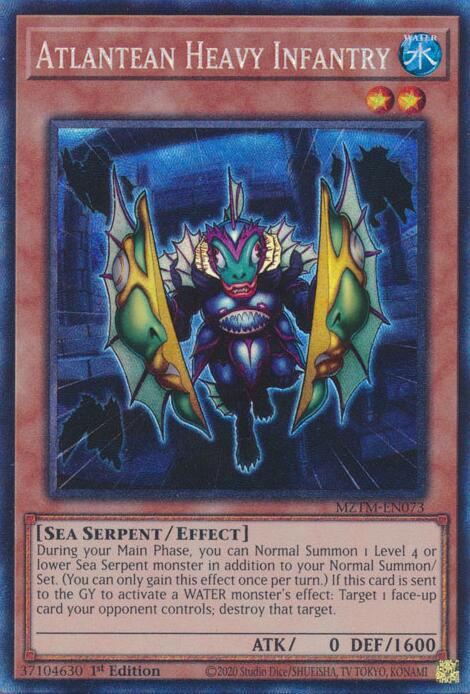 Atlantean Heavy Infantry (Collector's Rare) [MZTM-EN073] Collector's Rare | Clutch Gaming