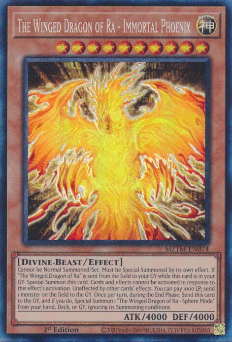 The Winged Dragon of Ra - Immortal Phoenix (Collector's Rare) [MZTM-EN074] Collector's Rare | Clutch Gaming