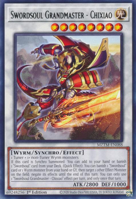 Swordsoul Grandmaster - Chixiao [MZTM-EN088] Rare | Clutch Gaming