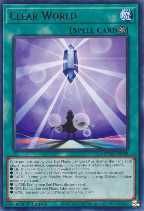 Clear World [MZTM-EN098] Rare | Clutch Gaming