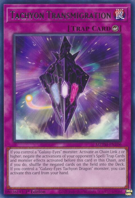 Tachyon Transmigration [MZTM-EN106] Rare | Clutch Gaming