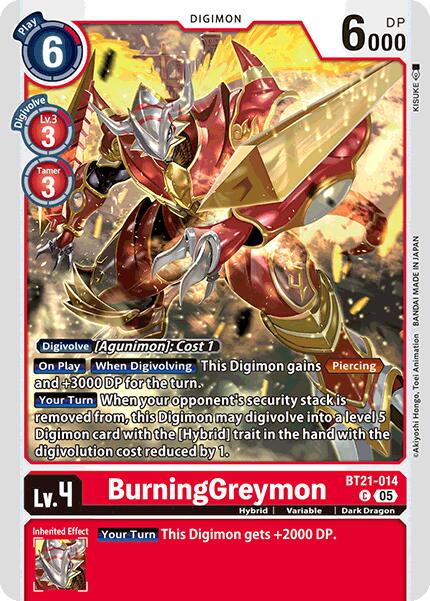 BurningGreymon [BT21-014] [World Convergence] | Clutch Gaming