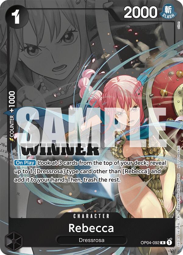Rebecca (Winner Pack 2025 Vol. 2) [One Piece Promotion Cards] | Clutch Gaming
