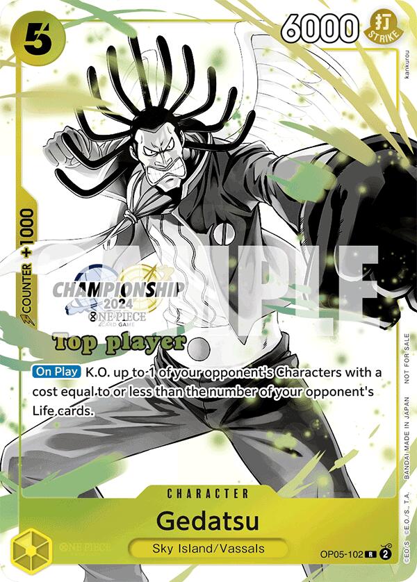 Gedatsu (Championship 2024 Top Player Pack Vol. 2) [One Piece Promotion Cards] | Clutch Gaming