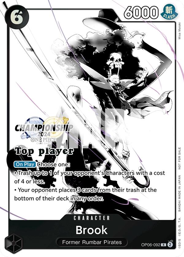 Brook (Championship 2024 Top Player Pack Vol. 2) [One Piece Promotion Cards] | Clutch Gaming
