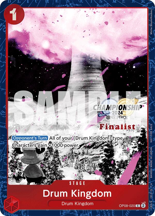 Drum Kingdom (Championship 2024 Card Set Vol. 2) [Finalist] [One Piece Promotion Cards] | Clutch Gaming