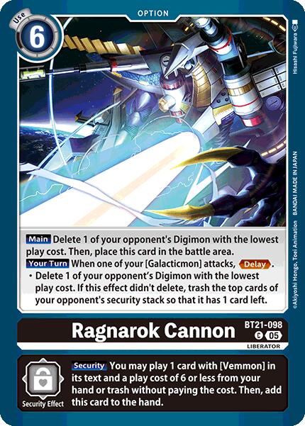 Ragnarok Cannon [BT21-098] [World Convergence] | Clutch Gaming