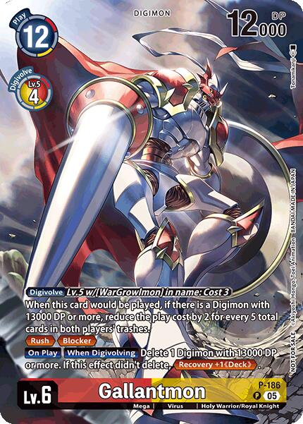 Gallantmon [P-186] (BT-21: Illustration Celebration Pack) [World Convergence] | Clutch Gaming