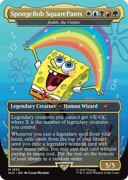 SpongeBob SquarePants - Jodah, the Unifier [Secret Lair Drop Series] | Clutch Gaming