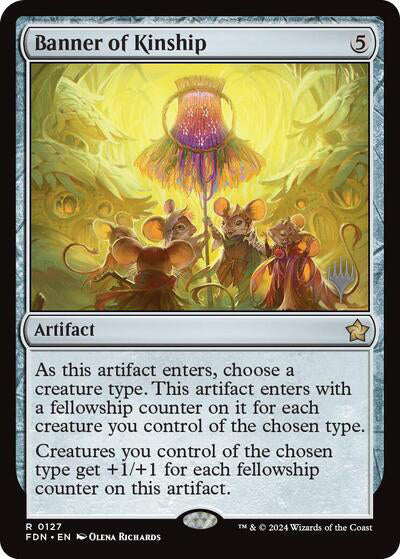 Banner of Kinship (Promo Pack) [Foundations Promos] | Clutch Gaming