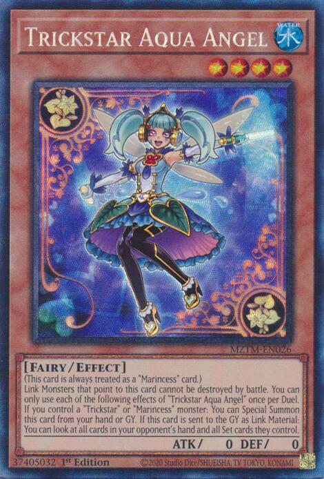 Trickstar Aqua Angel (Collector's Rare) [MZTM-EN026] Collector's Rare | Clutch Gaming