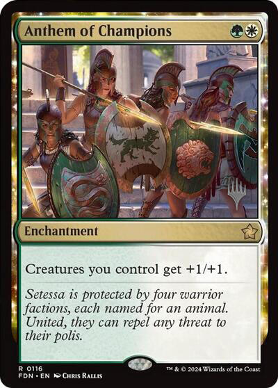 Anthem of Champions (Promo Pack) [Foundations Promos] | Clutch Gaming