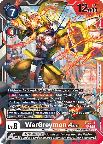 WarGreymon ACE [ST20-11] [Starter Deck: Protector of Light] | Clutch Gaming