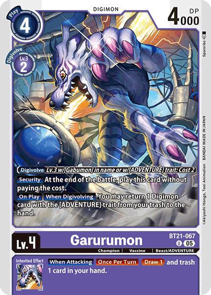 Garurumon [BT21-067] [World Convergence] | Clutch Gaming