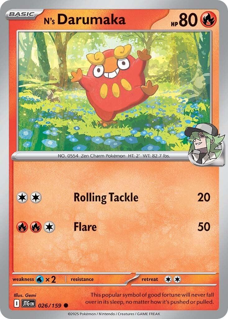 N's Darumaka (026/159) [Scarlet & Violet: Journey Together] | Clutch Gaming
