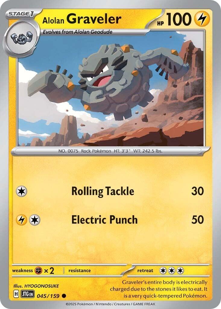Alolan Graveler (045/159) [Scarlet & Violet: Journey Together] | Clutch Gaming