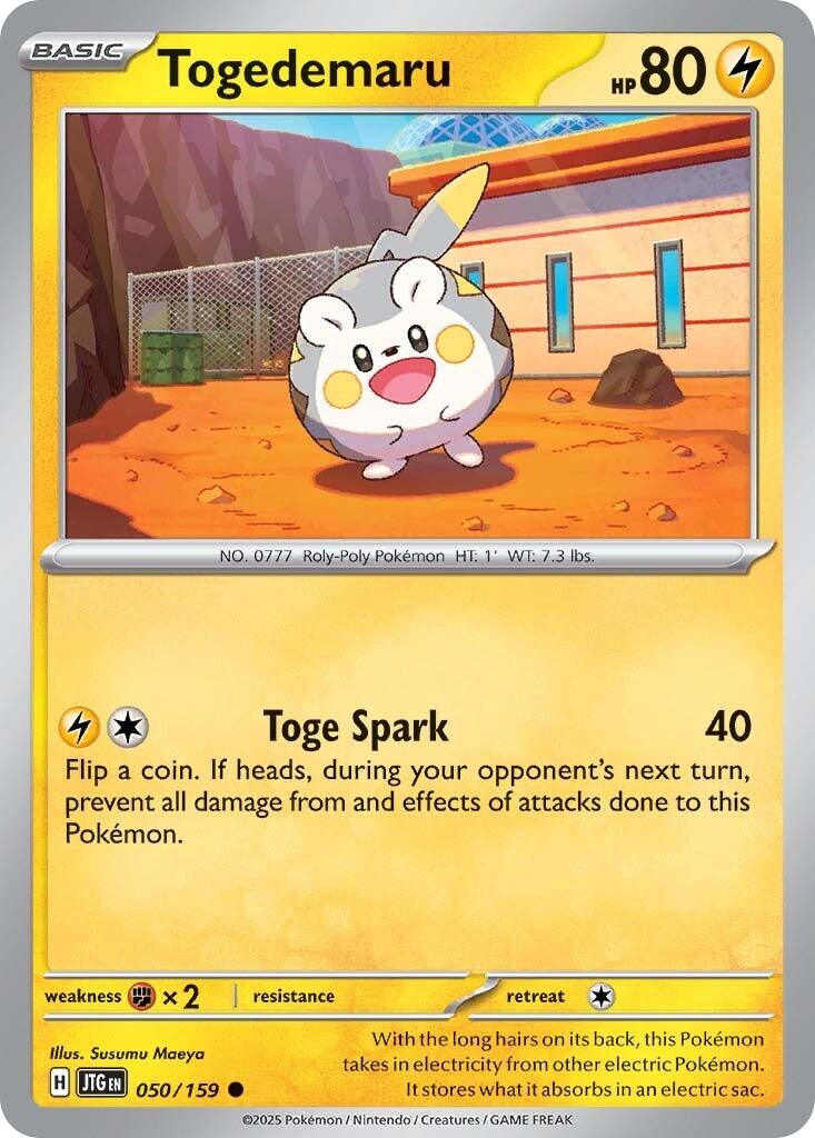 Togedemaru (050/159) [Scarlet & Violet: Journey Together] | Clutch Gaming