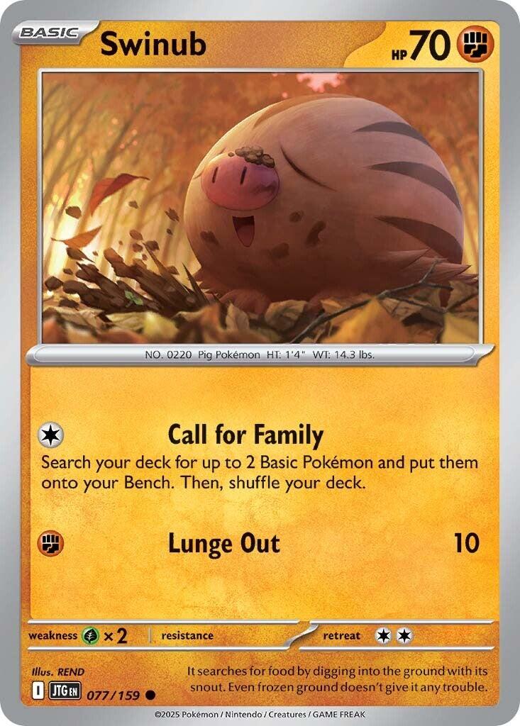 Swinub (077/159) [Scarlet & Violet: Journey Together] | Clutch Gaming