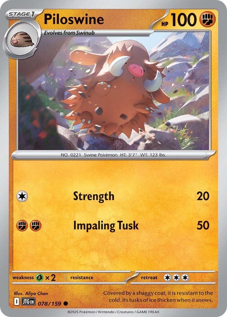 Piloswine (078/159) [Scarlet & Violet: Journey Together] | Clutch Gaming