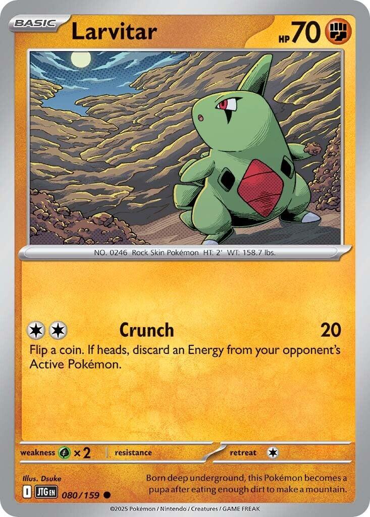 Larvitar (080/159) [Scarlet & Violet: Journey Together] | Clutch Gaming