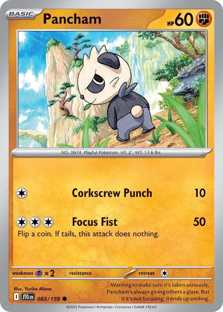 Pancham (083/159) [Scarlet & Violet: Journey Together] | Clutch Gaming